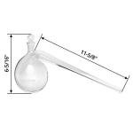 QWORK 250ml Distillation Retort with Glass Stopper