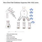 25mL Micro Short Path Distillation Glassware Set