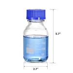 10 Pack 250ml Reusable Glass Media Storage Bottles