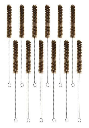EISCO 12-Pack Fan-Shaped Cleaning Brushes, 9.25