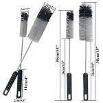 Coralpearl Thin Long Handle Bottle Brush Set