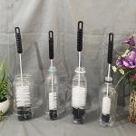 Coralpearl Thin Long Handle Bottle Brush Set