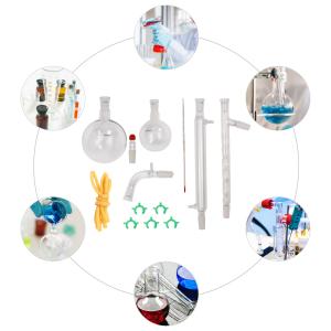 13-Piece Glassware Kit for Organic Chemistry Labs