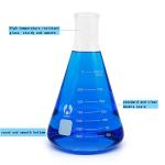 Erlenmeyer Flask Set, 2000ml Graduated Glass