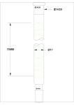 Laboy Glass Fractional Column Vigreux, 75mm Indentation