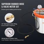 VEVOR 3 Gallon Vacuum Chamber with Pump Kit