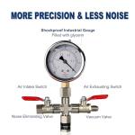 BACOENG 2 Quart Stainless Steel Vacuum Chamber Kit