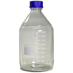 2000ml Borosilicate Glass Media Storage Bottle