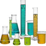 9-Piece Glass Beaker, Flask, and Cylinder Set