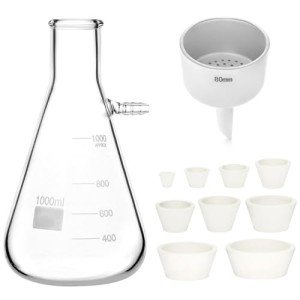 Buchner Funnel Kit with Borosilicate Glass Flask