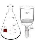 Glass Buchner Funnel with 1000ml Erlenmeyer Flask