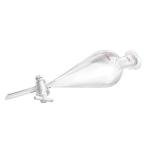 QWORK® 250ml Glass Separatory Funnel with Stopcock
