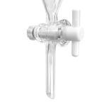 QWORK® 250ml Glass Separatory Funnel with Stopcock