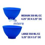 Autoclavable Dark Blue Silicone Dental Mixing Bowl