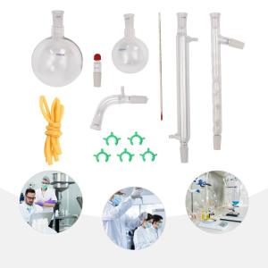 13-Piece Glassware Lab Distillation Kit 500-1000ml