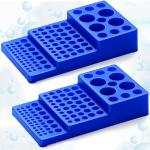 Stackable Blue Test Tube Rack for 0.2ml-50ml