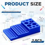 Stackable Blue Test Tube Rack for 0.2ml-50ml