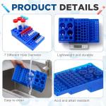Stackable Blue Test Tube Rack for 0.2ml-50ml
