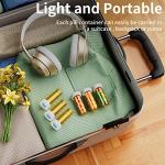 Empty Plastic Medicine Pill Bottles with Caps - 20 Pack