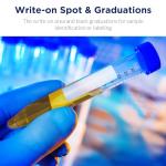 Conical Centrifuge Tubes 15mL, 50 Pack