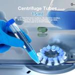 15mL Sterile Conical Centrifuge Tubes - 10 Pack