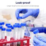 Conical Centrifuge Tubes 15mL, 50 Pack