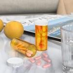 Clear Plastic Pill Bottles with Caps - 14 Pack