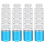 20 Pcs 100ml Wide Mouth Lab Reagent Bottles
