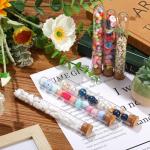 100PCS Clear Glass Test Tubes with Cork Stoppers