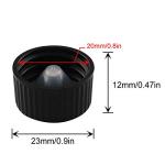 24pcs Black Boston Bottle Caps with Polycone Lids