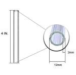 10 Pack of 4” Borosilicate Glass Blowing Tubes