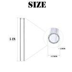 10 Pack of 5 Inch Borosilicate Glass Tubes