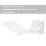 10 Pack of 5 Inch Borosilicate Glass Tubes