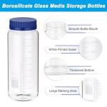 6 Pack 1000ml Borosilicate Glass Storage Bottles