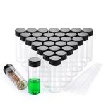 BKMAMLAB 30ml Clear Glass Vials with Screw Caps
