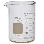 PYREX 400mL Heavy Duty Griffin Graduated Beaker