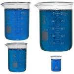 Karter Scientific Glass Beaker Set - 4 Sizes