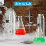 PATIKIL 1000ml Erlenmeyer Flask with Glass Stopper