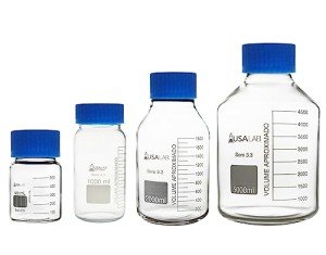 500 ML Round Wide Mouth Media Bottle - Clear