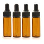 Amber 5ml Dropper Bottles - 100 Pcs Set