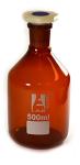 Eisco Labs 500ml Amber Narrow Mouth Reagent Bottle