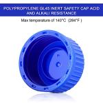 1000 ml Borosilicate Glass Storage Bottles - 4 Pack