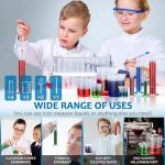 Moveland Plastic Graduated Cylinder and Beaker Set