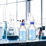 1000 ml Borosilicate Glass Storage Bottles - 4 Pack