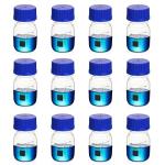 12-Pack Heavy-Duty Glass Media Storage Bottles