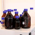 PATIKIL 4 Pack 500ml Glass Storage Bottles