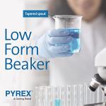 PYREX 600mL Borosilicate Glass Measuring Beaker