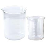 2pcs Low Form Glass Lab Beakers - 100ml & 500ml