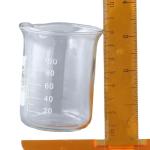 2pcs Low Form Glass Lab Beakers - 100ml & 500ml