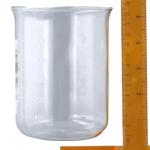 2pcs Low Form Glass Lab Beakers - 100ml & 500ml